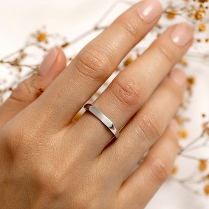 Bague de réflexion « I LOVE YOU (paire pour elle et lui)