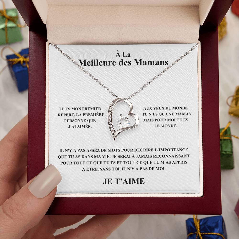 À La Meilleure des Mamans - Collier Amour Éternel