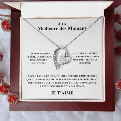 À La Meilleure des Mamans - Collier Amour Éternel