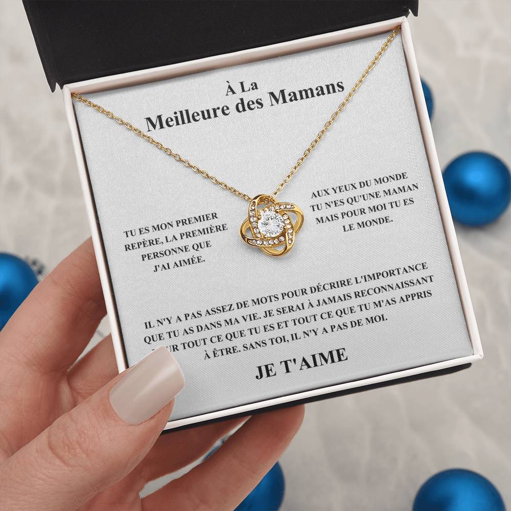 À La Meilleure des Mamans - Collier Noeud d'Amour