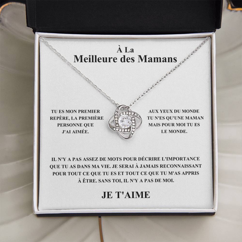 À La Meilleure des Mamans - Collier Noeud d'Amour