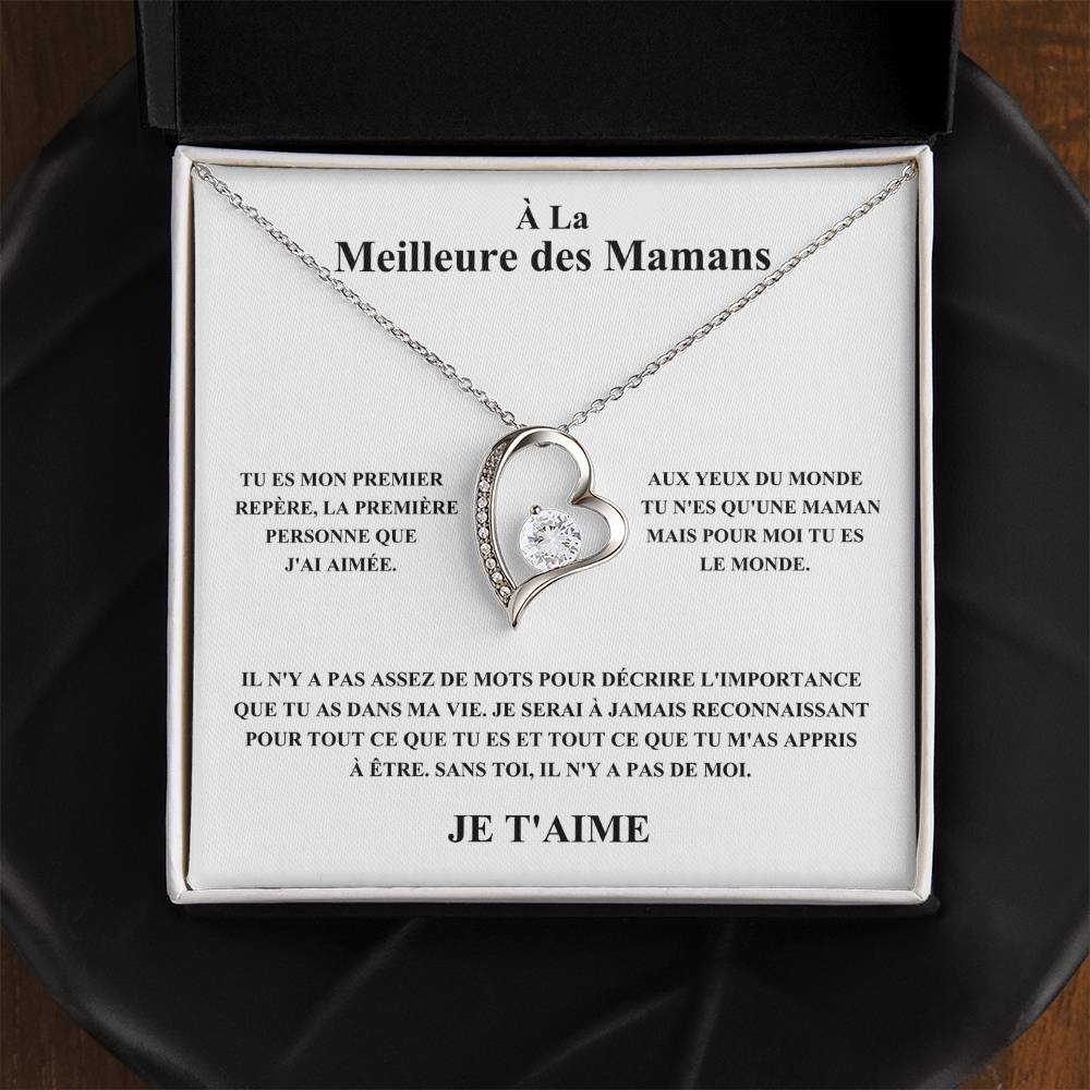 À La Meilleure des Mamans - Collier Amour Éternel