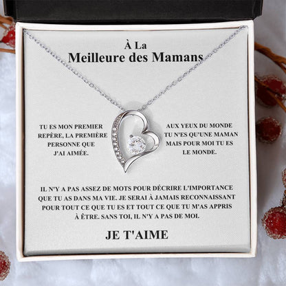 À La Meilleure des Mamans - Collier Amour Éternel