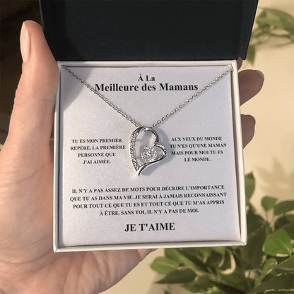 À La Meilleure des Mamans - Collier Amour Éternel