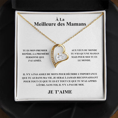 À La Meilleure des Mamans - Collier Amour Éternel