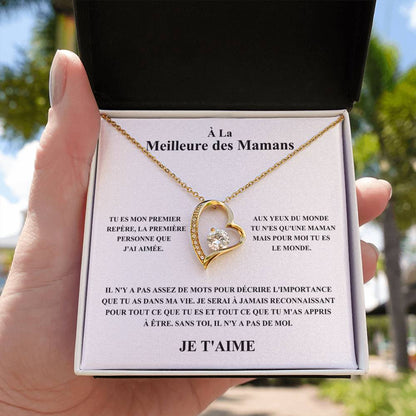 À La Meilleure des Mamans - Collier Amour Éternel