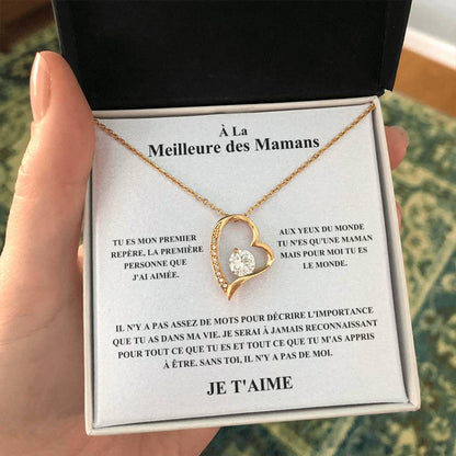 À La Meilleure des Mamans - Collier Amour Éternel