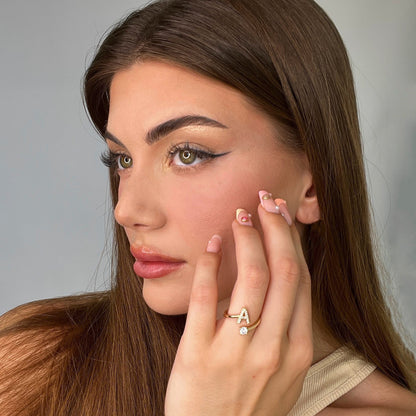 La Bague Initiale & Coffret Rose Eternelle OFFERT